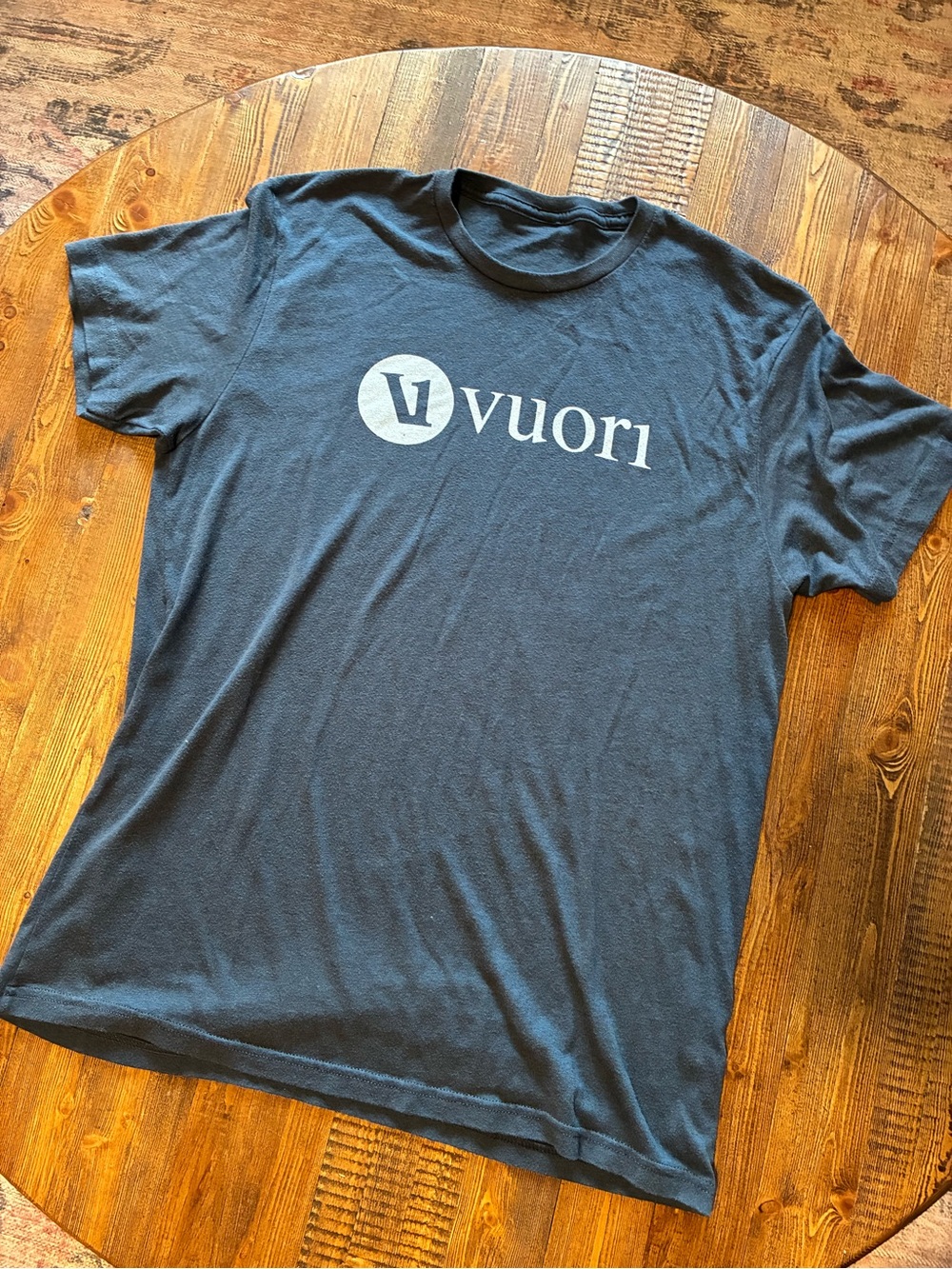 Vuori Navy Short-Sleeve Logo Tee